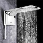 CHUVEIRO ACQUA DUO BRANCO E CROMADO 220V 7800W