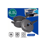 PANELA DE PRESSÃO CONECTA 4,5L ANTIADERENTE GRAFITE