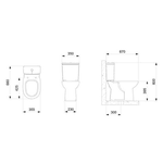 KIT BACIA COM CAIXA ACOPLADA DEBBA ROUND BRANCO