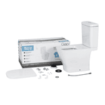 KIT BACIA COM CAIXA ACOPLADA GAP BRANCO