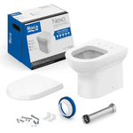 KIT BACIA SANITARIA COM ACESSORIOS NEXO BRANCO