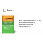 SUVINIL LATEX RENDE E COBRE MUITO BRANCO NEVE 18LITROS