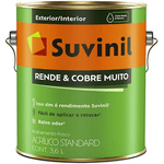 SUVINIL LATEX RENDE E COBRE MUITO BRANCO NEVE 3,600 