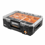 ORGANIZADOR STACKTECH EMPILHAVEL COM TAMPA TRANSLUCIDA TOUGHBUILT TB-B1-O-30