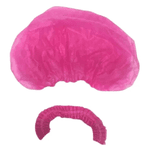 Touca Descartável Sanfonada Rosa 100 un | Protclean