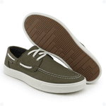 Dockside Casual Masculino Lona Verde Musgo