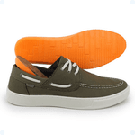 Dockside Casual Masculino Lona Verde Musgo