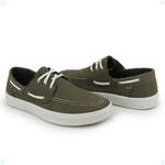 Dockside Casual Masculino Lona Verde Musgo
