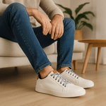 Sapatênis Masculino Slip on em Lona Areia