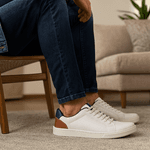 Sapatênis Masculino Slip on Sintético Cinza Claro