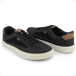 Sapatênis Masculino Sintético Preto