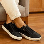 Sapatênis Masculino Sintético Preto