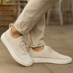 Tênis Knit Masculino Bege