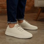 Tênis Knit Masculino Bege