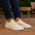 Tênis Knit Masculino Bege