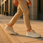 Tênis Knit Masculino Bege