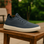 Tênis Knit Masculino Cinza Escuro