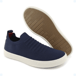 Tênis Masculino Knit Azul Marinho