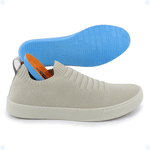 Tênis Masculino Knit Bege