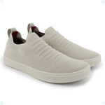 Tênis Masculino Knit Bege