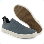 Tênis Masculino Knit Cinza Escuro