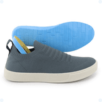 Tênis Masculino Knit Cinza Escuro