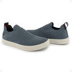 Tênis Masculino Knit Cinza Escuro