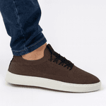 Tênis Knit Masculino Marrom Claro