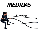 Corda Naval 10 Metros Treino Cross Training 32mm