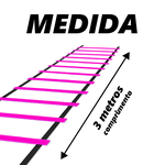 Escada de Agilidade para Treinamento Funcional Rosa