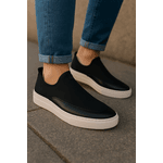 Tênis Masculino Casual Silp On Preto Neoprene DIfranca - 8007