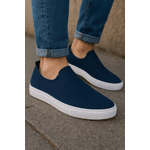 Tênis Masculino Casual Silp On Azul Neoprene DIfranca - 8005
