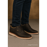 Sapato Masculino Social Oxford Marrom DIfranca - BZ-510