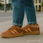 Tênis Feminino Casual Conhaque Couro DIfranca - 2042