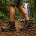 Bota Adventure Trekking Couro Legítimo Azimute - 911 - Preta