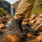 Bota Adventure Em Couro Legítimo Azimute - 910 - Caqui