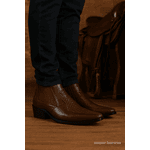 Bota Masculina Semi Country Texas Reta Oposta - 622 - Café