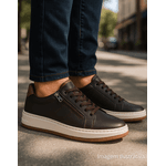Tênis Masculino Casual Marrom DIfranca - TO-3000