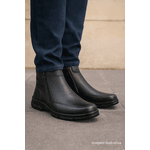 Bota Masculina Couro Conforto Casual Preto Difranca – 2135