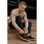 Sapatênis Casual Masculino Confort Ranster - 7000 - Chocolate