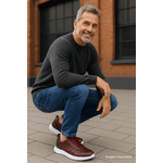 Sapatenis Masculino Ultra light Lorenzo Ranster - 3022 - Bordô