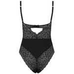 BODY RENDADO SENSUAL FASHION PRETO