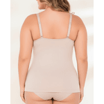 CAMISETA PLUS MODELADORA CHOCOLATE