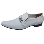 Sapato Masculino Italiano em Couro Social Executivo Branco Patriots Ref: 149 Branco