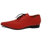 Sapato Masculino Italiano em Couro Social Executivo Vermelho House Ref: 155 Vermelho