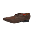 Sapato Masculino Italiano em Couro Social Executivo Marrom Legends Bico Fino Ref: 276 Marrom