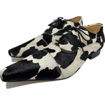 Sapato Masculino Italiano em Couro Social Executivo Branco Cow Bico Fino Ref: 415 Branco