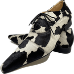 Sapato Masculino Italiano em Couro Social Executivo Branco Cow Bico Fino Ref: 415 Branco