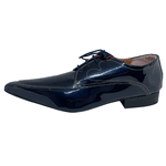 Sapato Masculino Italiano em Couro Social Executivo Azul 663