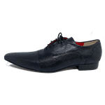 Sapato Masculino Italiano em Couro Social Executivo Elysée Bico Fino Ref: 459 Preto Preto